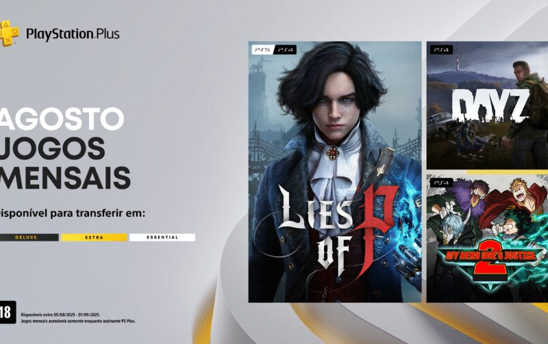 Lies of P Gratuito na PS Plus de Agosto: Veja os jogos liberados na PS Plus